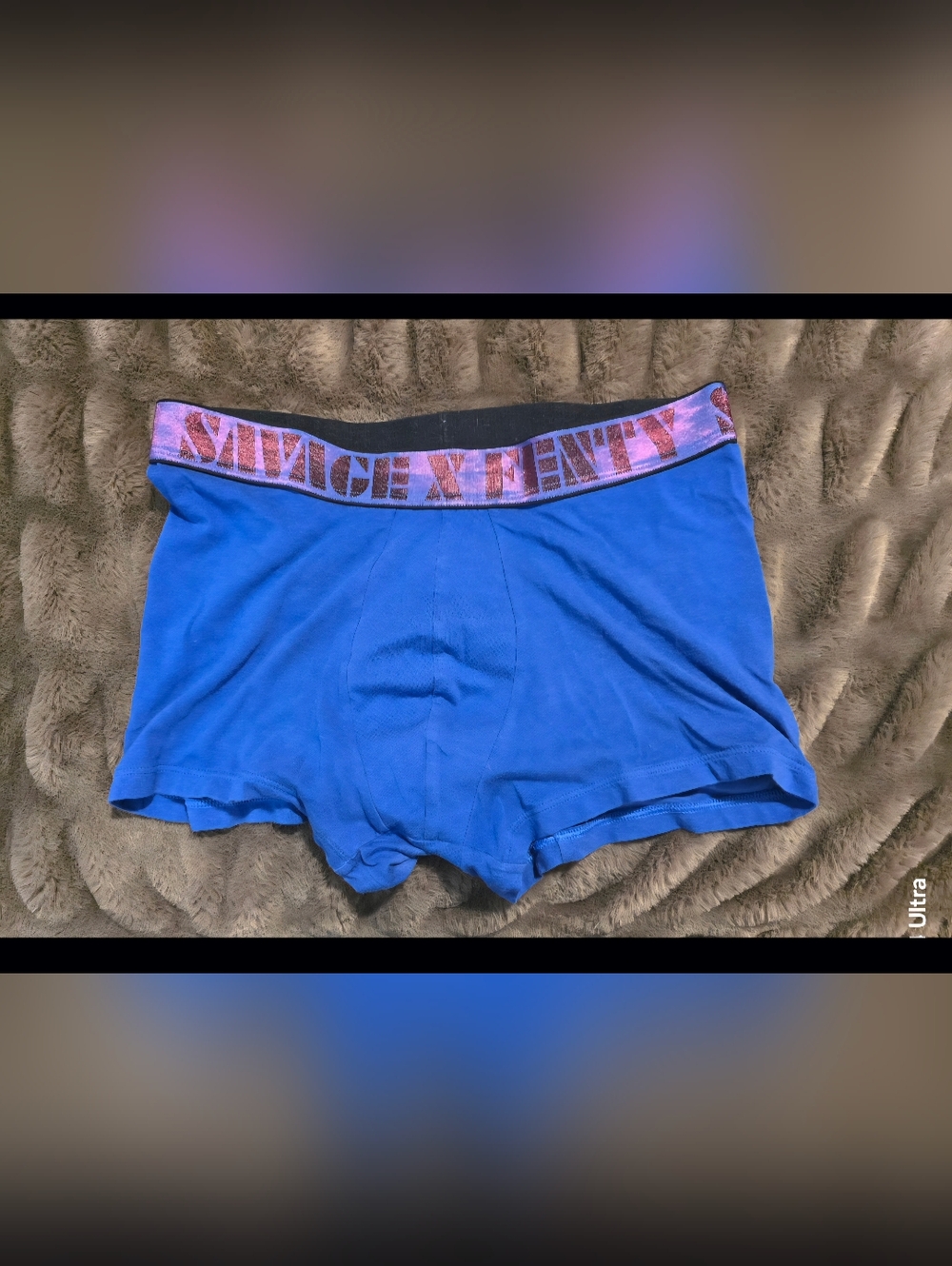 Savage Fenty X -  Royal Blue Boxer Briefs with Shimmer Waistband NWOT